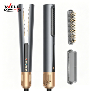 <span class=keywords><strong>Plancha</strong></span> à cheveux professionnelle OEM personnalisée 3-en-1, lisseur et coiffeur à air chaud pour cheveux humides et secs, <span class=keywords><strong>prix</strong></span> de gros - Product Image 1