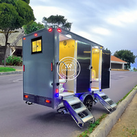 Remorques sanitaires portables de luxe en acier, durables, écologiques et à longue durée de vie pour l'extérieur