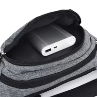 Bolso Bandolera Grande con 4 Bolsillos con Cierre para Ejercicio, Viajes, Correr, Manos Libres y Almacenamiento de Teléfono, para Exteriores, OEM, ODM, Unisex