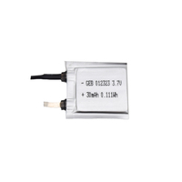 Batterie rechargeable ultra-mince de haute qualité, 3,7 V 30 mAh LP4063, certifiée CE ROHS, 800 cycles, garantie 12 mois