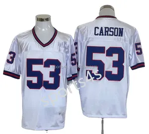 custom cheap high quality usa football jersey new york city Giant retro Carson SIMMS TAYLOR navy jersey