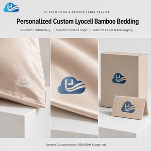 Ensemble de literie Cloudland certifié OEKO-TEX Standard <span class=keywords><strong>100</strong></span> et FSC, 400TC, durable, respirant, écologique, antibactérien, toutes saisons, couleur unie - Product Image 4