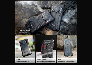 FOSSiBOT F101P Telefono Robusto 5.45 Pollici Fotocamera Principale 24MP Antiurto CDMA 4+64GB 10600mAh Altoparlante Super Potente Android 13 Mobile - Product Image 6