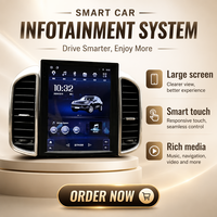 Autoradio Android avec écran tactile vertical, GPS, navigation, unité multimédia compatible avec Porsche Cayenne 958 2011-2017