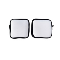 Vente en gros d'ébauches de sublimation petite pochette sac porte-monnaie pochette Airpads