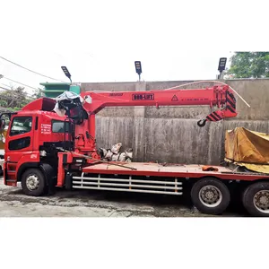 Chinese Golden Supplier Telescopic Boom Crane Truck Mounted Crane 10 ton Mobile Vehicle Crane for Sale