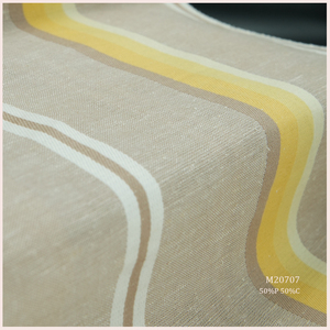 50% Cotton 50% Linen Blend <strong>Upholstery</strong> Linen <strong>Fabric</strong> Multi-Colored Strip Lightweight Plain Woven for Sofa Curtain Pillow Furniture - Product Image 5