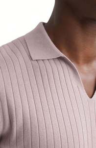 Pull-over à col en V en tricot à manches courtes personnalisé Pull pour hommes respirant et absorbant le coton Pull de sport Polo - Product Image 3