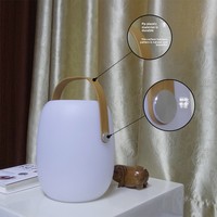 Speaker Lamp Portabel Tahan Air 5.3 untuk Hotel, Camping Outdoor - Sistem Suara LED RGB Nirkabel dengan Remote Kontrol USB