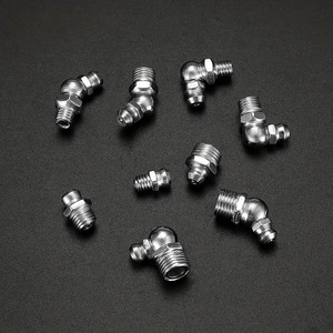 Conectores de Engrasadores Métricos M6 M8 M10 en Ángulo de 45, 90 y 180 Grados, Juego de 60 Piezas para Pistolas de Engrase - Product Image 2