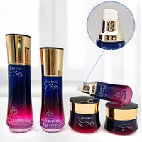Cosmetici lipgloss vetro pompa airless cosmetico contenitore di bottiglie glassato