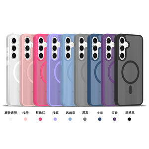 Funda Protectora para Teléfono Galaxy S24 <span class=keywords><strong>Fe</strong></span>, Funda con Anillo Magnético, Sensación de Piel SilverShield, TPU, PC, Carcasa Trasera Rígida para Samsung S24 <span class=keywords><strong>Fe</strong></span> - Product Image 5
