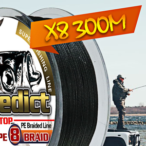 Nhà Máy Bán buôn PVC hộp gói 8 weaves300m chất lượng hàng đầu 6LB đến 300lbs multifilament <span class=keywords><strong>PE</strong></span> bện dòng - Product Image 1