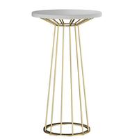 Ensemble table haute et chaises double rondes créatives style café nordique, en fer forgé moderne et simple, pour la maison, l'extérieur, le salon et les restaurants