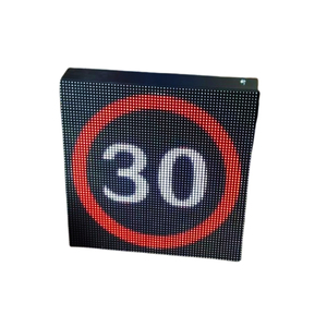 Écran de signalisation routière P10 pratique en promotion, panneau d'affichage à messages variables fixe de 640 mm, couleur intégrale, haute luminosité, affichage solaire d'avertissement - Product Image 1