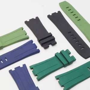 Correas de reloj para hombre de 28mm, correa de reloj de goma para pulsera AP <span class=keywords><strong>Audemars</strong></span> <span class=keywords><strong>Piguet</strong></span> Royal Oak - Product Image 2