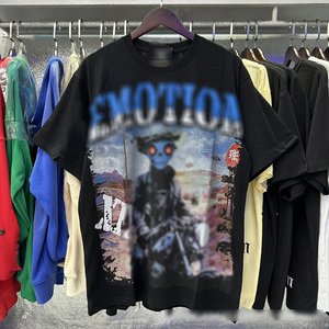 T-shirt da <span class=keywords><strong>uomo</strong></span> di alta qualità Mixed Emotion, 100% cotone, <span class=keywords><strong>abbigliamento</strong></span> streetwear con stampa fantasia, vestibilità ampia, <span class=keywords><strong>stile</strong></span> maschile - Product Image 2