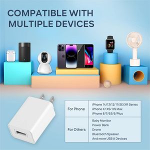 Wall Charger Cube 5V1A USB Power Supply <b>Universal</b> <b>Plug</b> Portable Travel Fast Charger - Product Image 3