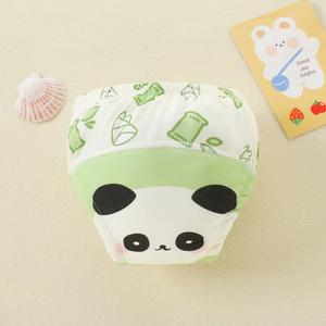 Culotte d'apprentissage de la propreté pour bébé, imperméable aux fuites latérales, en coton imprimé, <span class=keywords><strong>lavable</strong></span>, réutilisable, sous-vêtements d'incontinence pour enfants - Product Image 4