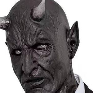 หน้ากากซิลิโคนและลาเท็กซ์จำลองสุดสมจริง ฮาโลวีน หน้ากากยิ้ม นักไล่ปีศาจ ทารกปีศาจร้องไห้ ระเบิด 2024 ขายดี - Product Image 3