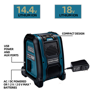 Chargeur de batterie au lithium version standard 14,4-18V, haut-parleur Bluetooth - Product Image 1