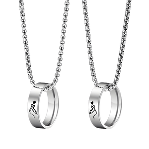Gioielli Popolari su Douyin Stanno Vendendo Bene. Ciondoli 'Ti Amo Più del Tuo Amante', Versatili per Maglioni, Catene di Perle, Collane - Product Image 1