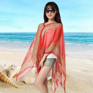 I-0645 Wholesale <b>Scarves</b> Chiffon Shawl <b>for</b> Beach Chiffon <b>Scarves</b> <b>for</b> Ladies Fashion Travel Shawl <b>for</b> <b>Women</b> Hijabs - Product Image 3