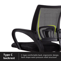 Foshan Executive Mesh Personnel Ergonomique Réglable Interview Ordinateur Conférence Pivotant Chaise De Bureau Superviseur Bureau