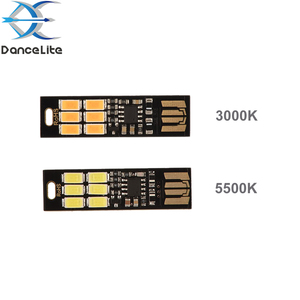 Bóng Đèn Cắm Trại Ban Đêm Di Động OEM 6 Bóng LED Mini <span class=keywords><strong>USB</strong></span> Power 6 Đèn LED Thẻ Bỏ Túi - Product Image 3
