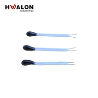 Sensor Termistor NTC Suhu Tinggi 10K 103 B3950 30mm Resin Epoksi untuk Pengontrol Suhu Mesin Pengering Pakaian