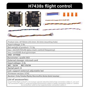 Controlador de Vuelo Waillynice H743 8-12S, Quadcopter FPV Freestyle de 10 Pulgadas, Dron con VTX Analógico - Product Image 6