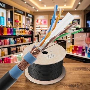 <span class=keywords><strong>สาย</strong></span>แลน FTP Cat6 สำหรับภายนอกอาคาร ความยาว 305 <span class=keywords><strong>เมตร</strong></span> บรรจุในดรัมไม้  วัสดุหุ้ม PVC PE  <span class=keywords><strong>สาย</strong></span>คู่  ตัวนำทองแดงเปลือย  <span class=keywords><strong>สาย</strong></span>สื่อสารบริสุทธิ์ <span class=keywords><strong>100</strong></span>% - Product Image 5