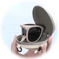 Lunettes de soleil rondes polarisées unisexes tendance, monture TR90, légères, pliables, confortables, durables, personnalisables