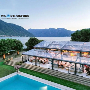 500 <span class=keywords><strong>places</strong></span> <span class=keywords><strong>tente</strong></span> Levo transparente cadre noir Atrium tentes d'événement grande <span class=keywords><strong>tente</strong></span> de mariage pour événements en plein air - Product Image 3