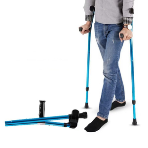 Offre Spéciale médical <span class=keywords><strong>pliable</strong></span> nouveau modèle réglable en alliage d'aluminium ligjtweight bâton de <span class=keywords><strong>marche</strong></span> coude béquilles - Product Image 3