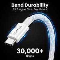Cable USB C a C de Carga Rápida PD de Nailon Trenzado de 60 W con Color Personalizado OD 3.8 para iPhone y MacBook