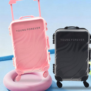 Valise miniature texturée personnalisée avec poignée rétractable, convertible en sac bandoulière pour jeu d'imitation et <span class=keywords><strong>rangement</strong></span> de cosmétiques pour enfant - Product Image 4