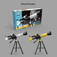 Children's Refracting Entry-level Astronomical Telescope Children'sPuzzle Toy Telescope Outdoor Space Exploration Starfinder