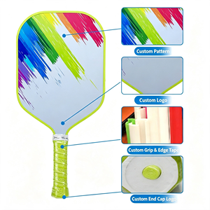 Palas de Pickleball Modernas con Diseño Sólido, Mango Antideslizante, Forma Estándar, Núcleo de Panal de Abeja de 40 Orificios, Entretenimiento para Todas las Estaciones - Product Image 3