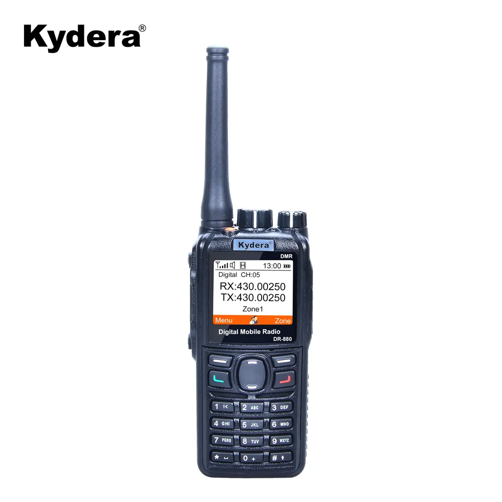 Kydera dmr דואלי מצב סיור רדיו דו-כיווני 880 עם הצפנת Aes