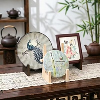 Étagère de rangement autoportante en bois massif, présentoir à gâteaux et thé, organisateur multifonctionnel pour téléphones et tablettes, en bois de noyer noir