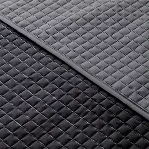 Couette légère Vianney King Black 235x280 cm, matelassée, pour l'été - Product Image 4