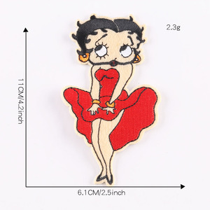 Nouveau design tendance : Écussons thermocollants <span class=keywords><strong>Betty</strong></span> Boop, Badges Swift, Écussons brodés Taylor pour chapeau - Product Image 2
