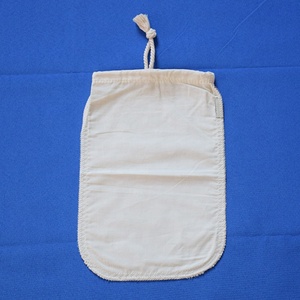 L'inventario adeguato Food Grade 12x12 "Riutilizzabile Biologico di Mandorle Pro Qualità Noci Latte Sacchetto di Cotone - Product Image 2