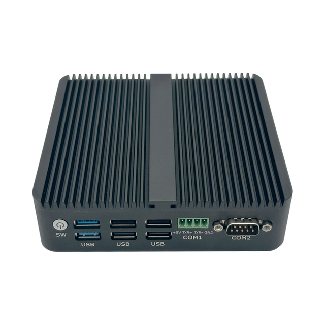 Small Intel N100 Mini Computer 4 Gigabit Ethernet Ports 4*USB2.0+2*USB3.0 SSD Support HD+DP DDR4 32GB JP/EU/US/CN Compatible