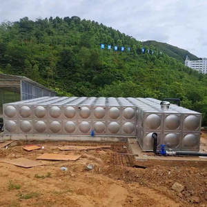 Réservoir d'eau industriel en acier inoxydable 304 / 316, réservoir de filtration d'eau en acier inoxydable - Product Image 4