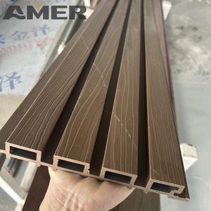 Paneles de Pared y Techo de Madera Plástica Compuesta (WPC) para Exteriores, Revestimiento de Pared Exterior Acanalado, Venta al Por Mayor - Product Image 2