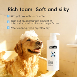 Champú Suave para Perros y Gatos con Fórmula Desodorante <span class=keywords><strong>Natural</strong></span>, Cuidado Hidratante del Pelaje y Soporte para Piel Sensible - Product Image 4