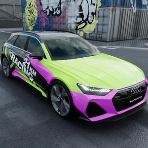 WRAPMASTER 1,52*20m Maßgeschneiderte Fahrzeugfolien PET Farbwechselnde Auto-Folierung Vinyl-Aufkleber Fahrzeug 5*65ft - Product Image 5