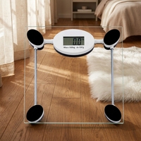 Báscula Digital para Baño de Vidrio Templado de 6 mm, 180 kg, Certificación CE OEM